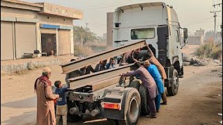 Incredible Repairing of Severely Twisted Truck Chassis After Dangerous Mountain Barrier Collision