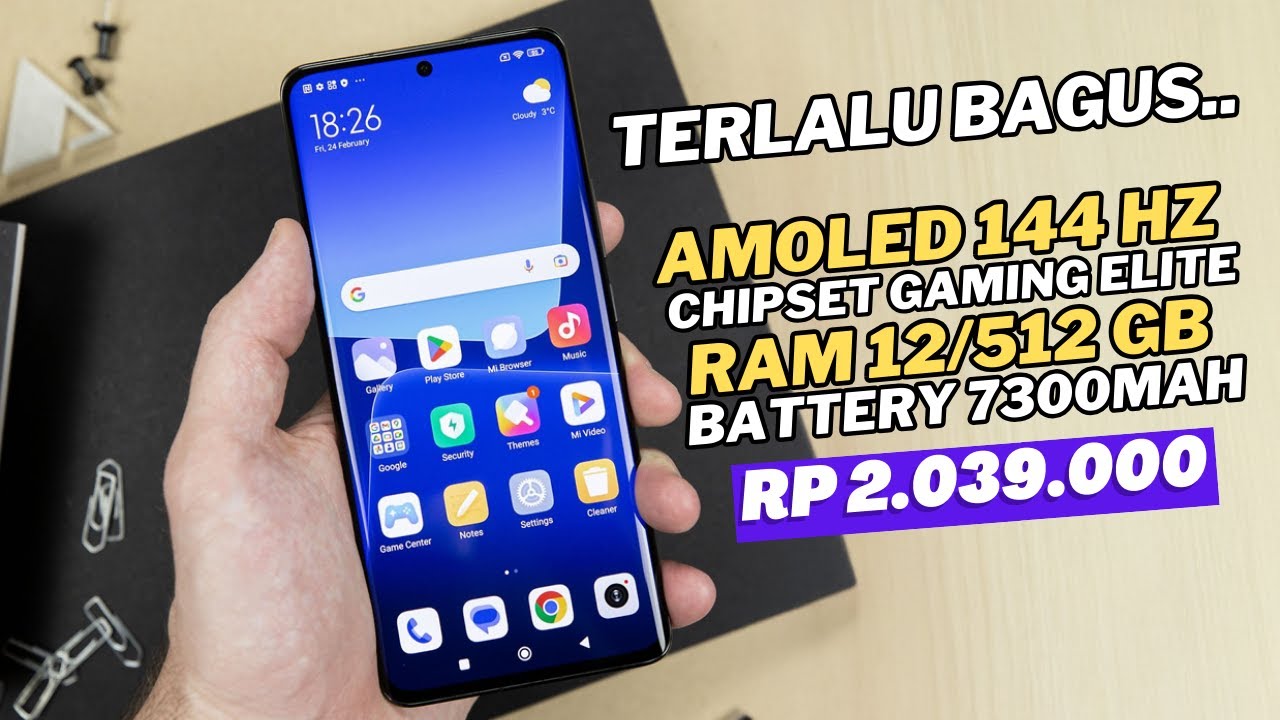 INI BARU GACOR‼️12/512 GB, 7300MAH - HP 2-3 JUTAAN TERBARU SPEK TERBAIK PERTENGAHAN 2025