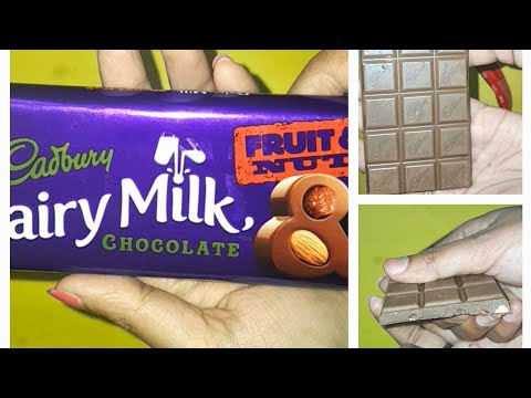 Cadbury dairy milk# fruit & nut chocolate 🍫 # price-90 weight-80g #yummy😋