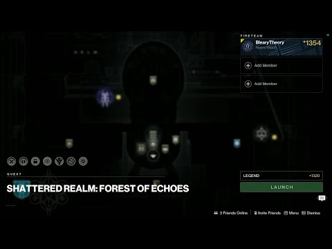 Destiny 2: Solo Sub 25 Minute Legend Shattered Realm: Forest of Echoes