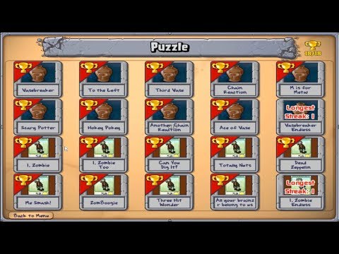 Plants vs Zombies: Puzzle Mode Completed (100%)