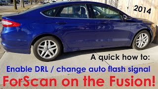 Using Forscan to mod my Fusion