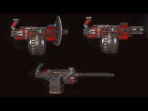 Necromunda Hired Gun all weapon demonstration category Heavy