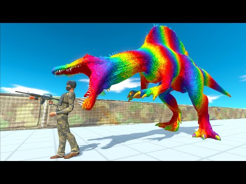 RAINBOW SPINOSAURUS DEATH RUN