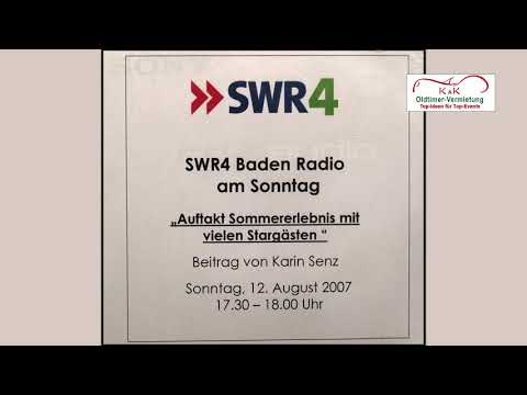 Begeisterndes Interview mit Frau Rohrbacher, der Siegerin eines Gewinnspiels bei SWR 4 Baden Radio. Gewonnen hatte Sie eine Oldtimerausfahrt mit einem Klassiker der K & K Oldtimer-Vermietung.