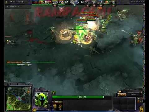 Dota 2 - Meepo Rampage | Double Heart of Tarrasque,Eye of Skadi in 35 Mins
