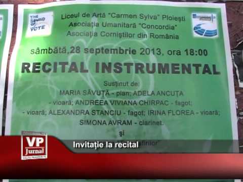 Invitație la recital