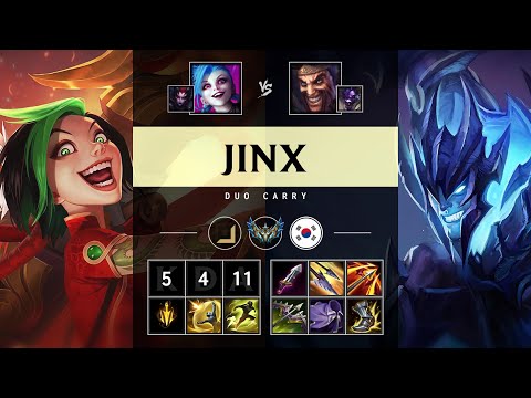 Jinx ADC vs Draven - KR Challenger Patch 25.10