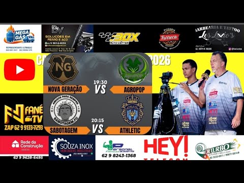 AO VIVO FANÉTV/CAMPEONATO MUNICIPAL DE FUTSAL/BELA VISTA DE GOIÁS