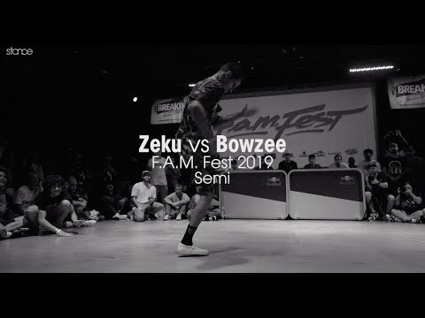Zeku vs Bowzee [Semi] // .stance // F.A.M. Fest 2019