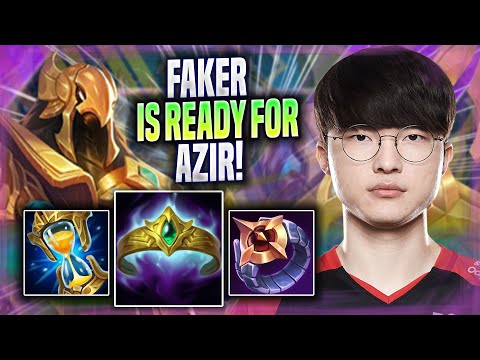 FAKER IS READY FOR AZIR! - T1 Faker Plays Azir MID vs Ahri! | Season 2022
