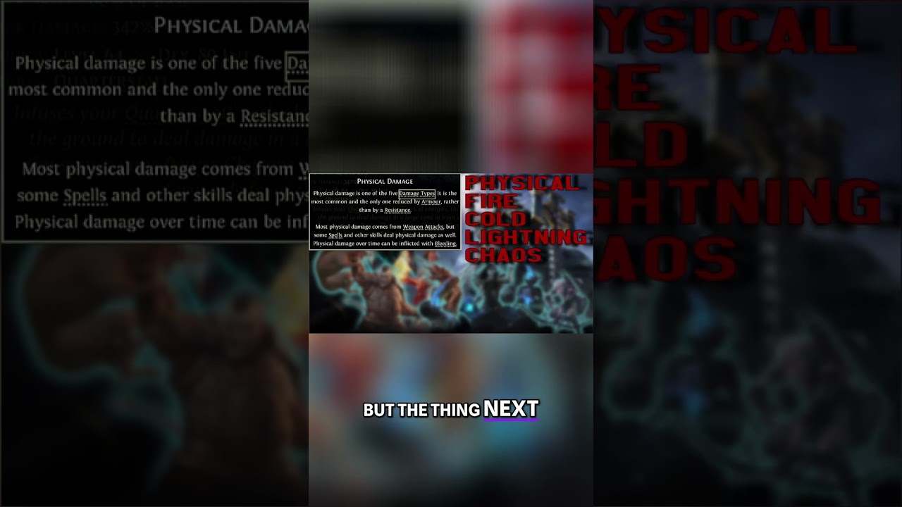 Physical vs. Lightning Damage: Game Mechanics Explained! #shorts