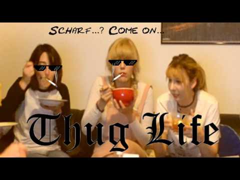 HaloQueens (헤일로 퀸즈) Fire Noodle Challenge