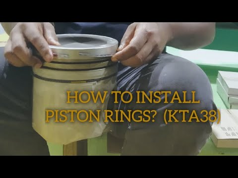 Cummins KTA 38 Piston Installing - Tech Vlogs