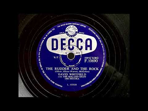 1956 DAVID WHITFIELD - The Rudder And The Rock DECCA 10" F10690