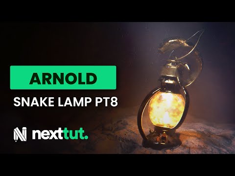 MAYA TUTORIAL Snake Lamp Cinematic Asset part 1