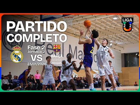 PARTIDO COMPLETO| Real Madrid – Barça Atlètic| J2 | Grupo A | 2ª Fase | Liga U 2025-26