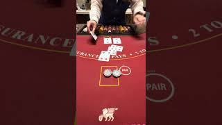 Doubling down 10 vs 2 @venetianvegas