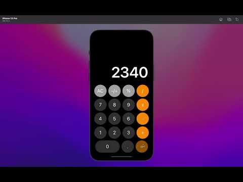 Swift UI Calculator