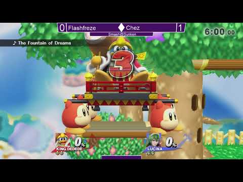 Smash@Sunken 32 Smash4 - Chez (King Dedede) VS Flashfreze (Cloud,Lucina) - SSB4 Winners