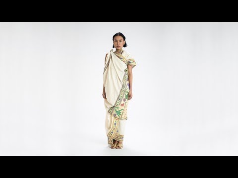How To Drape a Sari: No. 63 Kotapad Drape - Orissa, India
