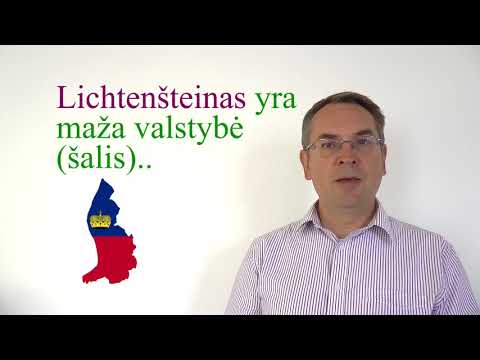 Lithuanian Lesson 58 - Lichtenšteinas - Personal Pronouns/Dative Case