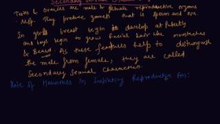 Secondary Sexual Characters | Class 8 Biology Reaching the Age of Adolescence