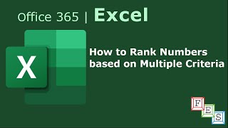 How to Rank Numbers based on Multiple Criteria in Excel - Office 365