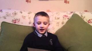 Ryan O'Neill singing Away in a Manger