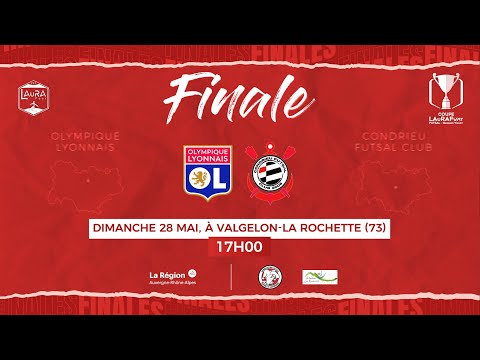 Finale Coupe LAuRAFoot Futsal 2022-2023  I Ol. Lyonnais - Condrieu Futsal Club en direct (16h45)