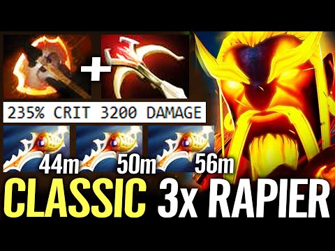 🔥 3x Rapier + Fury Daedalus SUMAIL Ember Spirit — 3200 DMG CRIT Classic PL Counter Dota 2 Pro