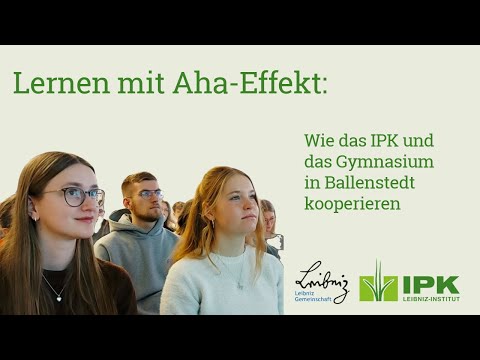 Lernen mit Aha-Effekt: Wie das IPK und das Gymnasium in Ballenstedt kooperieren