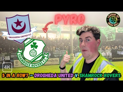A Record Breaking 5 in a Row? | Pitchside for Drogheda United vs Shamrock Rovers | League of Ireland