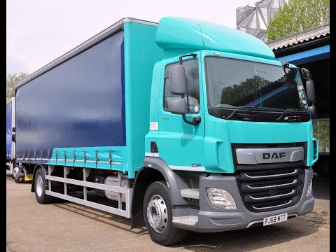 FJ69 WTT   DAF CF 230 18 TON CURTAINSIDER