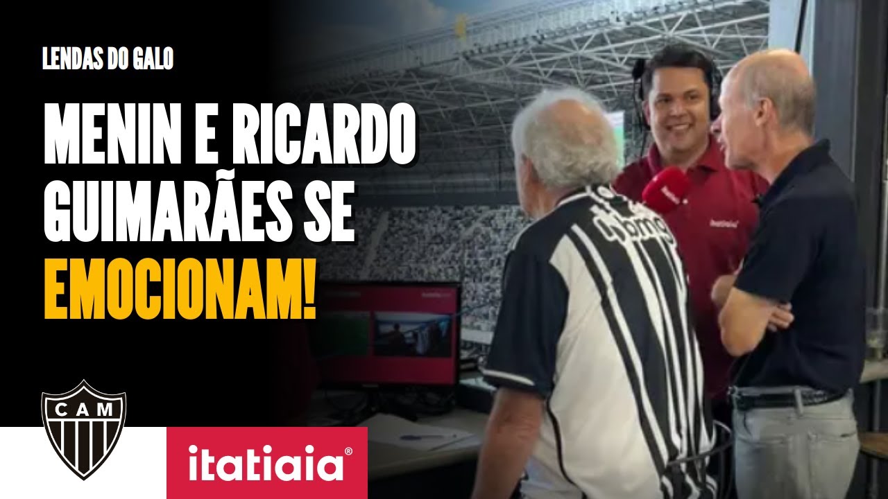 INVESTIDORES DO ATLÉTICO, RUBENS MENIN E RICARDO GUIMARÃES SE EMOCIONAM NO 'LENDAS DO GALO'
