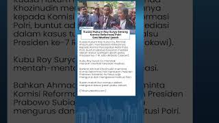 Kuasa Hukum Roy Suryo Ledek Komisi Reformasi Polri! Tolak Mediasi Kasus Ijazah Jokowi!