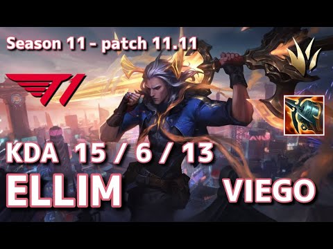 【韓国サーバー/GM】 T1 Ellim ヴィエゴ(Viego) VS キンドレッド(Kindred) JG - Patch11.11 KR Ranked【LoL】