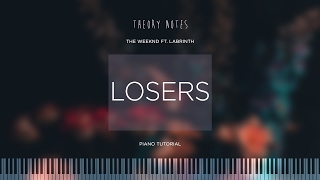 How to Play The Weeknd ft. Labrinth - Losers | Theory Notes Piano Tutorial
