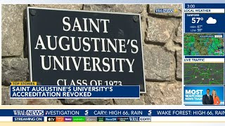 Saint Augustine's University has its accreditation appeal denied, school plans to file lawsuit