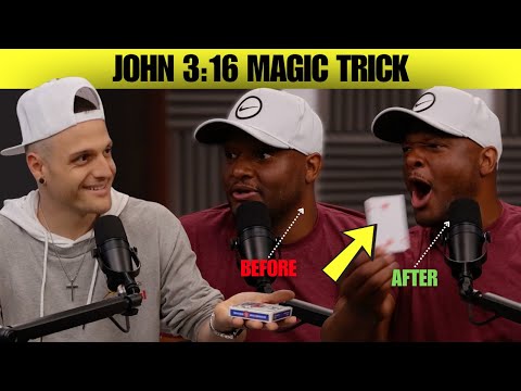 He Chose a Bible Verse… Then I Turned It into a Magic Trick 👀