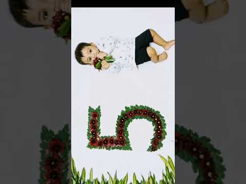 Praju Baby Monthly Photoshoot at home.we created Our own ideas...Mobile pics..no camera 🥰