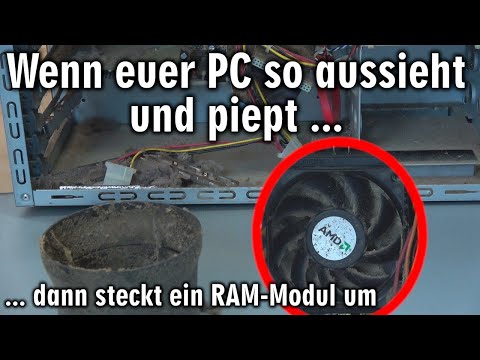 Wenn euer PC so aussieht und piept ... dann steckt einfach ein RAM-Modul um ๐คจ
