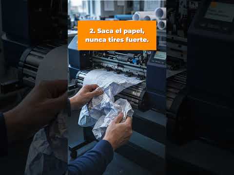 Papel atascado en tu plotter: hazlo así 📄 #biobio #concepcion #chile