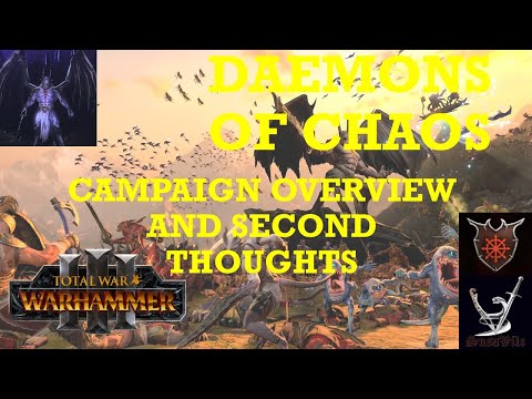 Total War: Warhammer 3 Immortal Empires "Daniel" -Daemons of Chaos campaign overview, guide