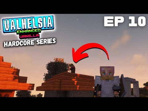 The village is saved!? - Ep. 10 || Valhelsia Enhanced Vanilla Hardcore (Minecraft)