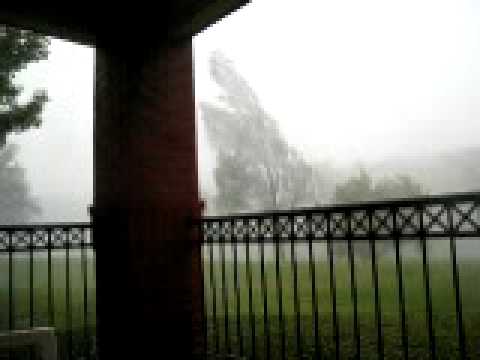 Video of microburst nearby Cowboys training camp bubble.