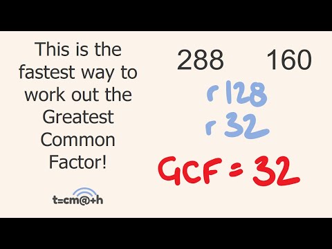 Greatest Common Factor Trick GCF