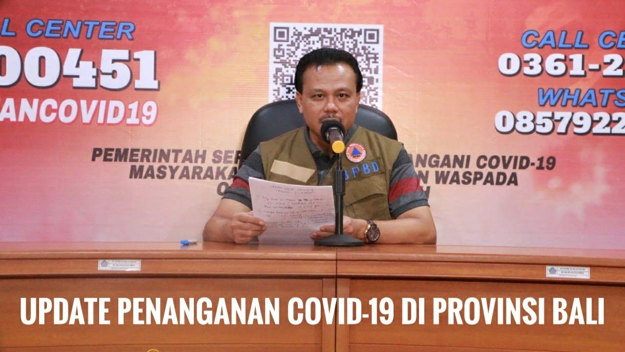 Siaran Pers Perkembangan Penanggulangan COVID–19 Provinsi Bali per 21 Maret 2020