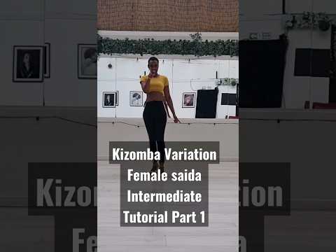 #kizomba Female saida Move Variation Part 1 in 60 seconds #dancetutorial #learntodance #howtodance