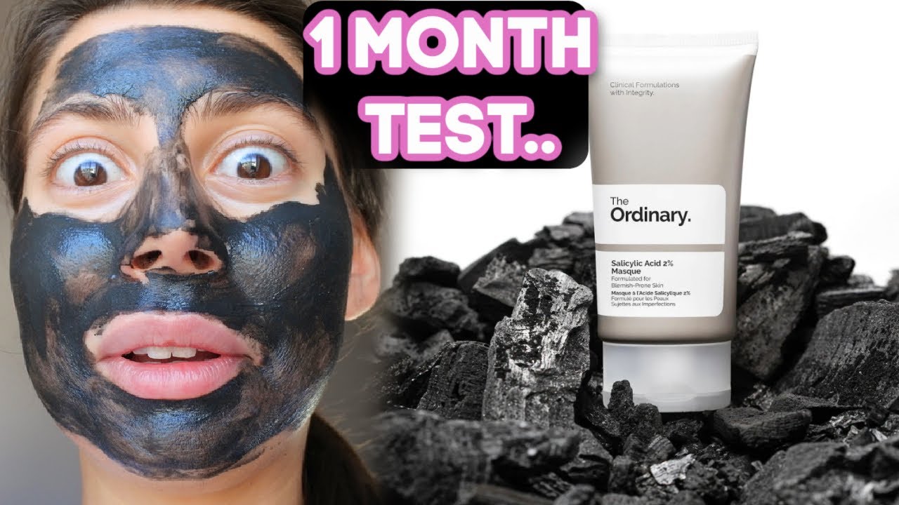 I TESTED THE ORDINARY SALICYLIC ACID 2% CHARCOAL MASK FOR 1 MONTH FOR MY ACNE .. This is my skin now